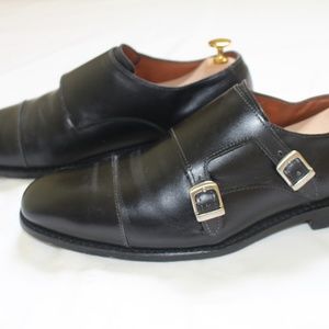 Allen Edmonds Neumera Black Monkstrap. Men’s 8.5.